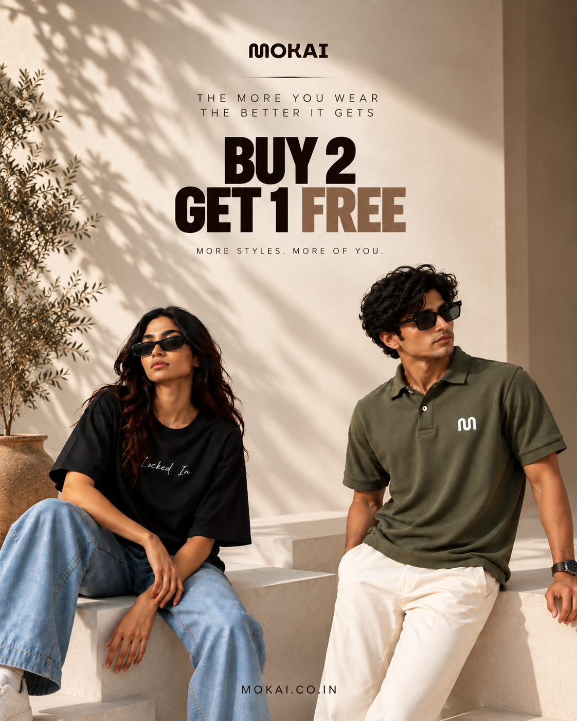 Mokai Buy 2 Get 1 Free — the more you wear, the better it gets