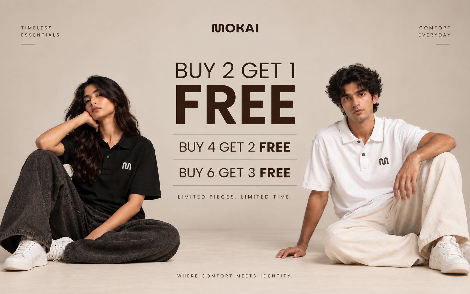 Mokai Buy 2 Get 1 Free — Buy 4 Get 2 Free, Buy 6 Get 3 Free